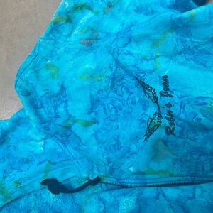 Blue Tie-Dye Zip-Up Robin’s jean Hoodie